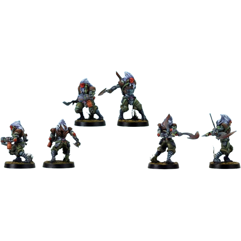 Combined Army: Daturazi Witch Soldiers (Chain Rifle, Combi Rifle) (Unpainted) (Assembled)