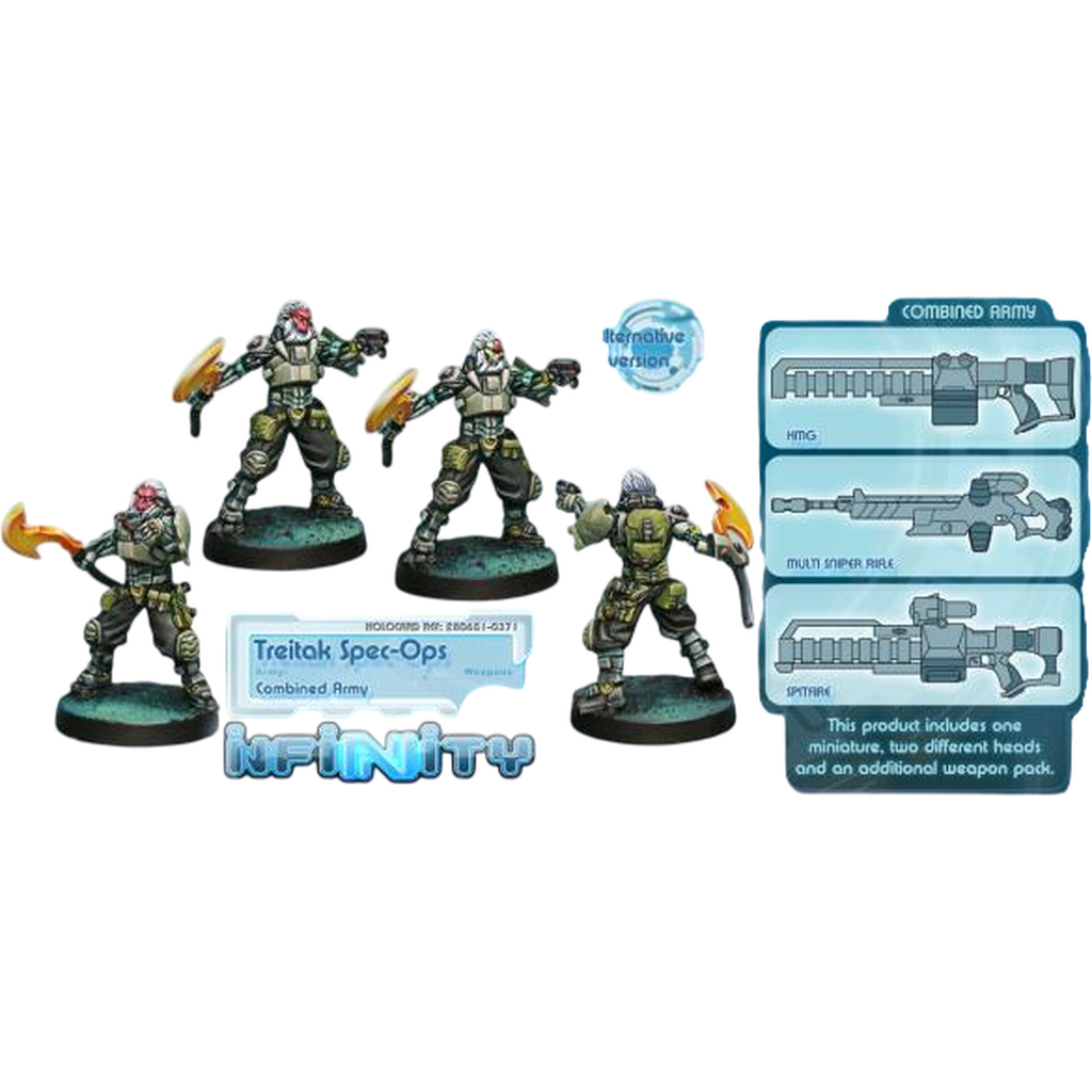 Combined Army: Treitak Spec-Ops (Unpainted) (Assembled)