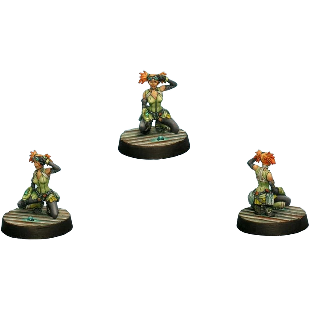 Mercenaries: Valerya Gromoz (Hacker) (Custom Painted) (Assembled)