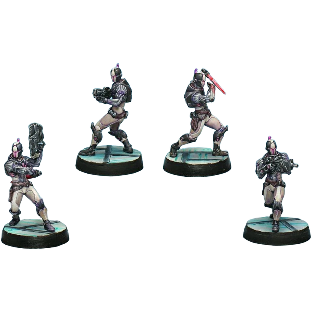 ALEPH: Myrmidons (4) (Custom Painted) (Assembled)