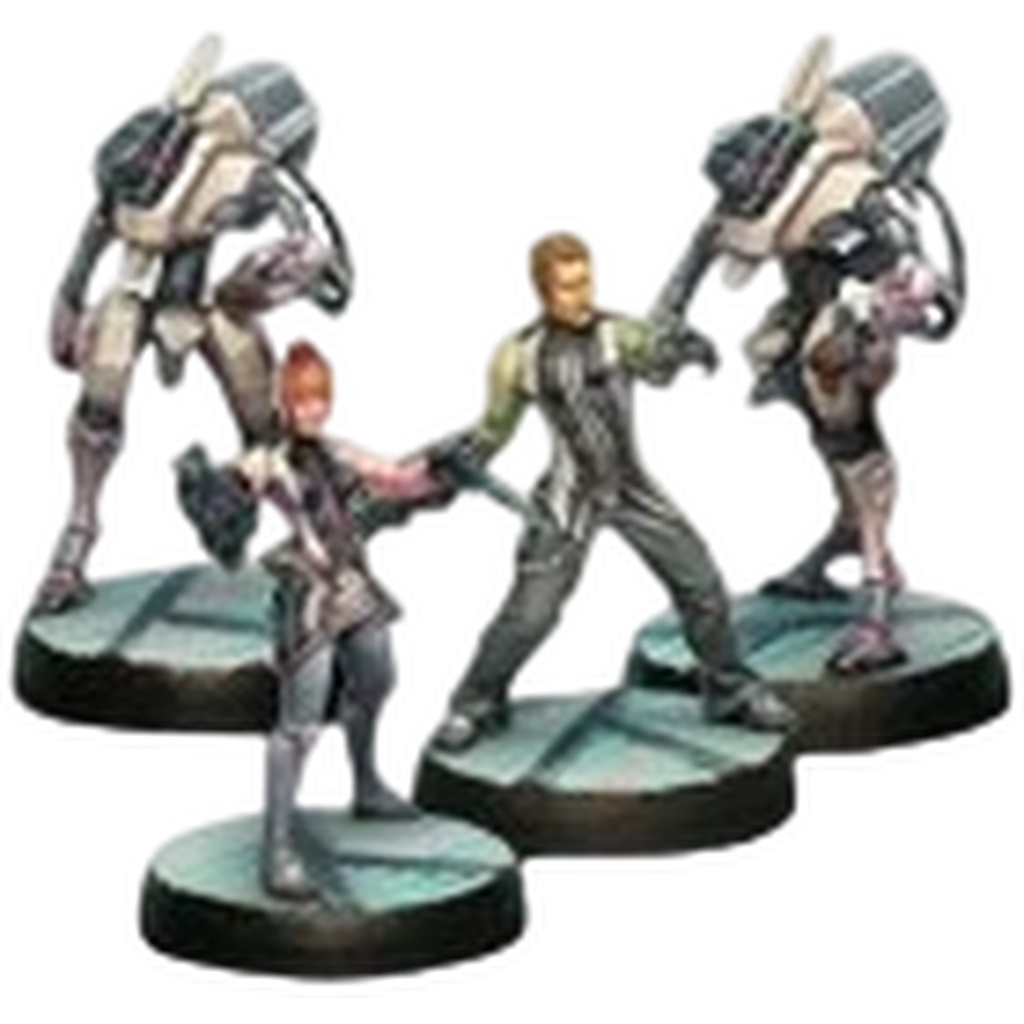 ALEPH: Deva Functionaries (4) (Unpainted) (Assembled)