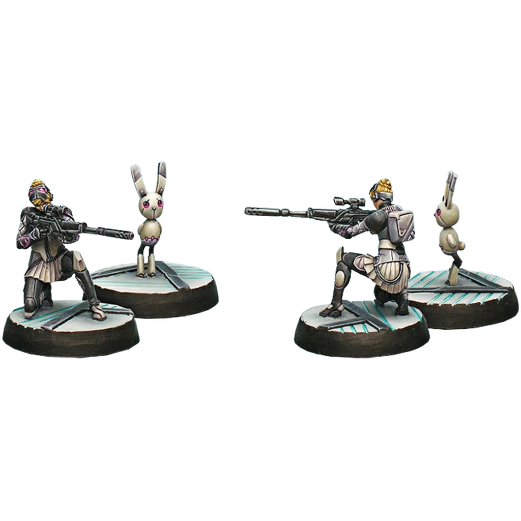 ALEPH: Atalanta, Agema's NCO and Spotbot (Custom Painted) (Assembled)