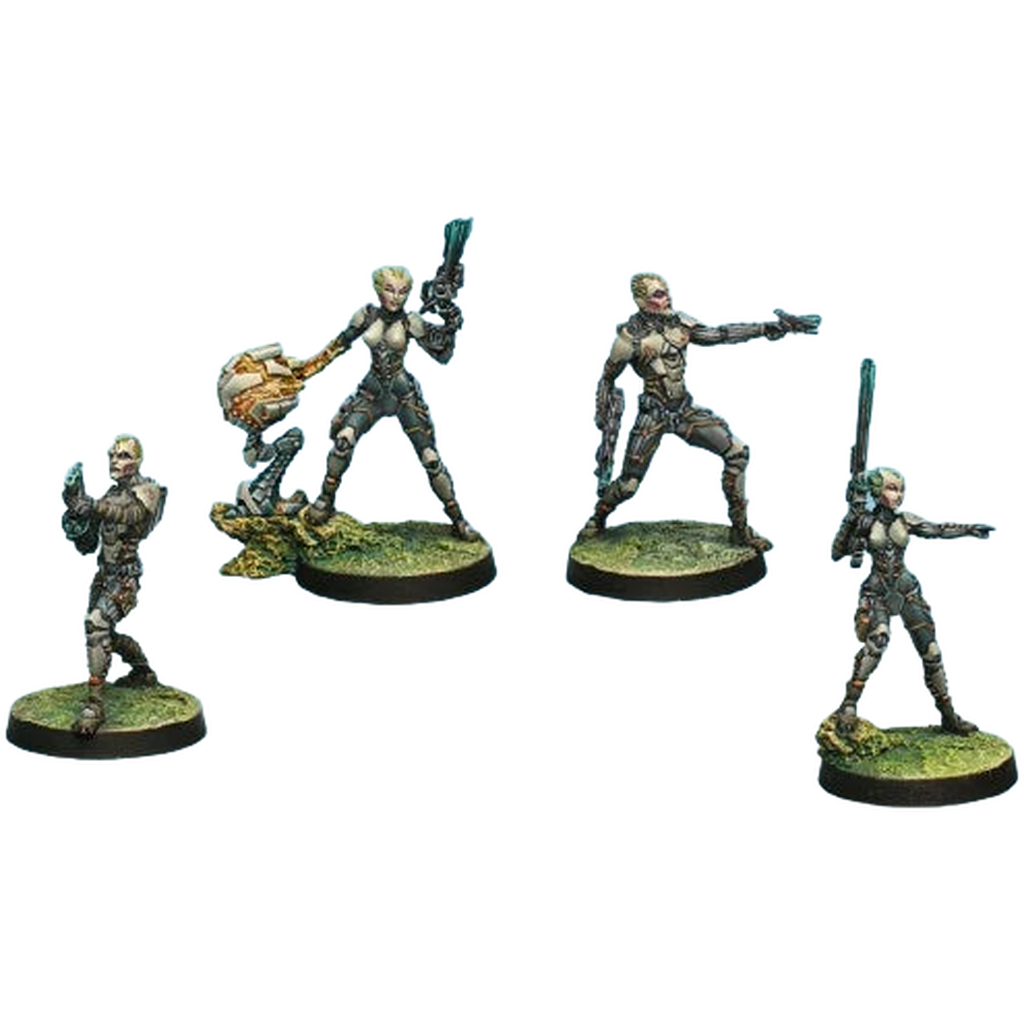 Tohaa: KAMAEL LIGHT INFANTRY (Unpainted) (Assembled)