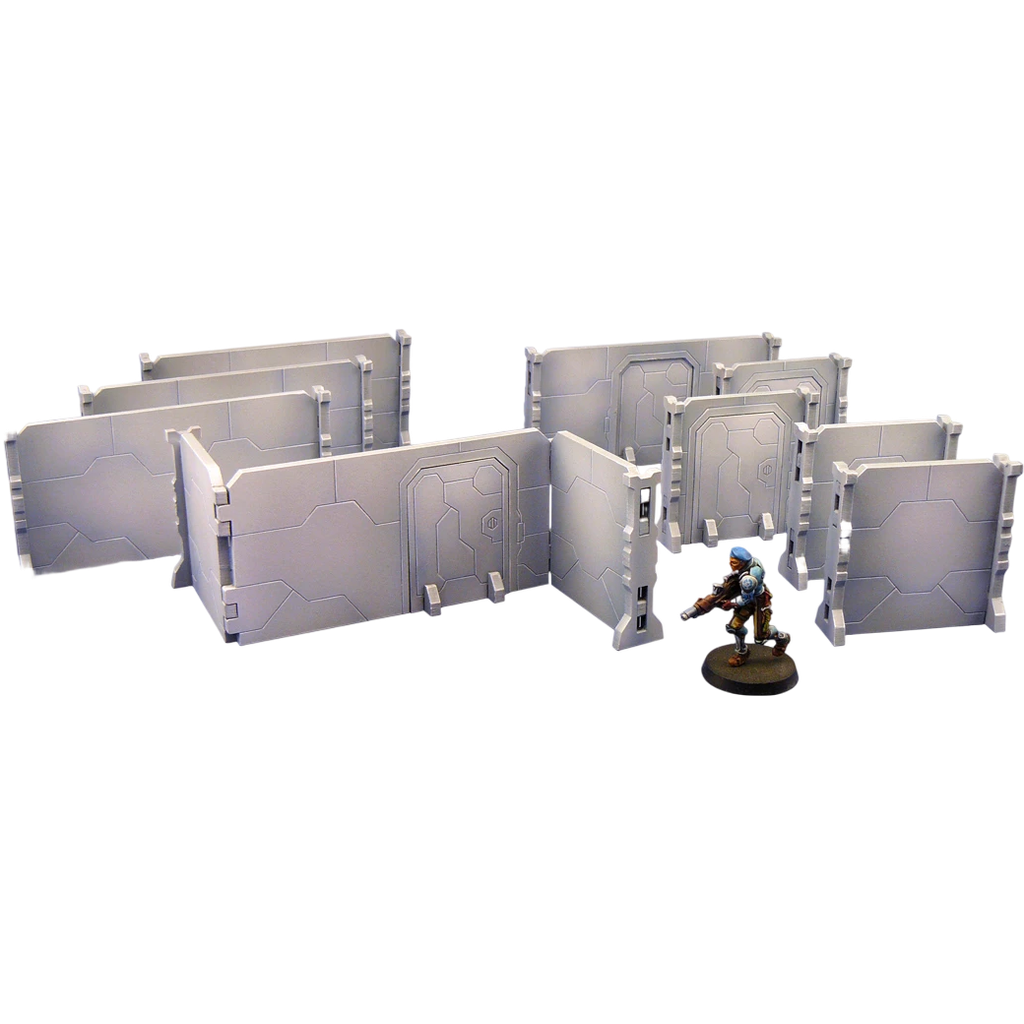 District 5 Apartment Walls (Custom Painted) (Assembled)