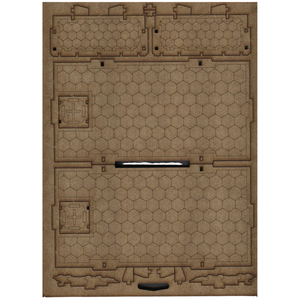 District-5 Apartment Roofs/Floors (Unpainted) (Assembled)