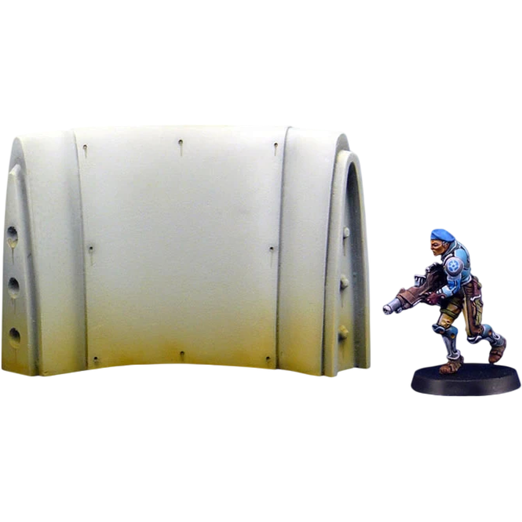 Concrete Wall Left (1) (Unpainted) (Assembled)