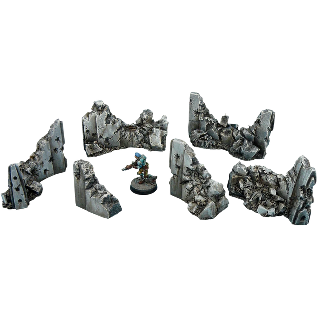 Concrete Wall "Destroyed" Set (New in Box)