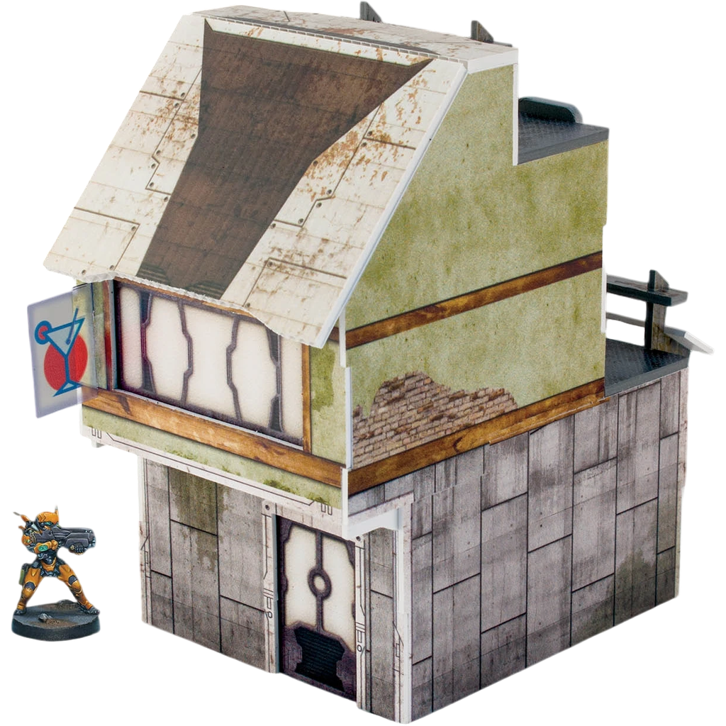 Suburb Building (Unpainted) (Assembled)