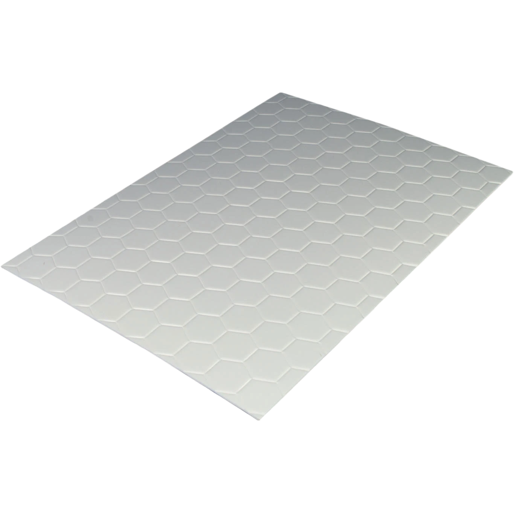 2mm hexagonal textured PVC sheet (Custom Painted) (Assembled)