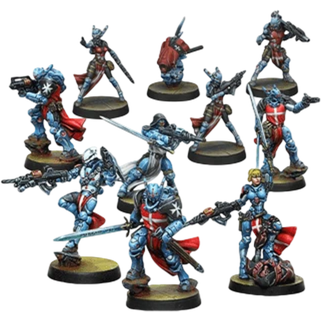 Military Order Hospitaller Action Pack PanOceania (Unpainted) (Assembled)