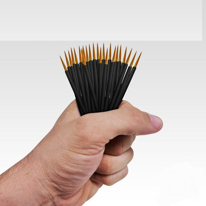 Green Stuff World 25 Disposable Brushes for Models and Miniatures 2419