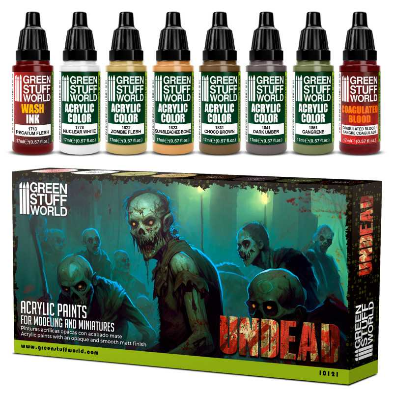 Green Stuff World: Paint Set - Undead 10121