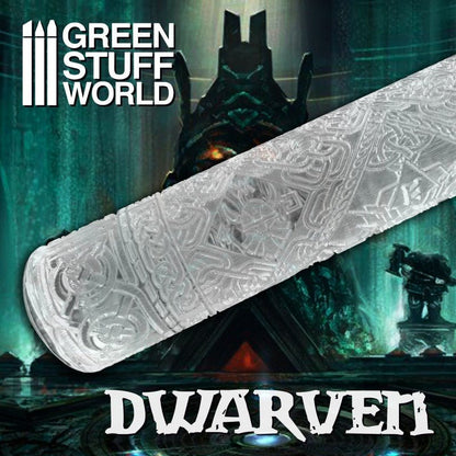 Green Stuff World Rolling Pin – Dwarven 2386 - Cobbco