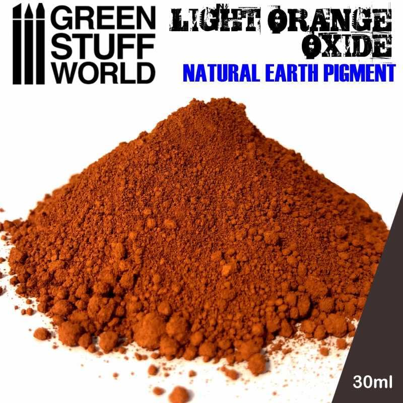 Green Stuff World Rust Pigment For Modeling Miniatures - Light Orange Oxide 1764 - Cobbco