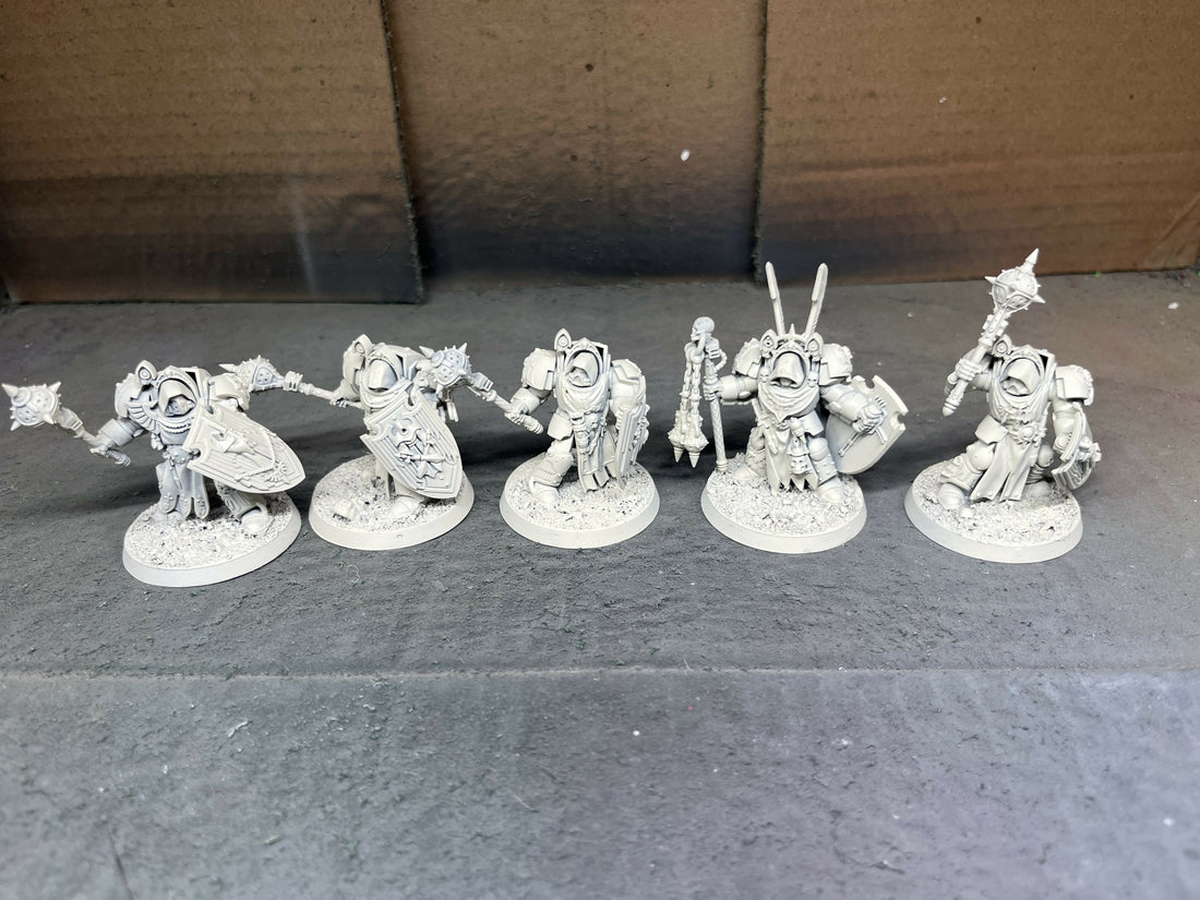Deathwing Knights (Unpainted) (Assembled)