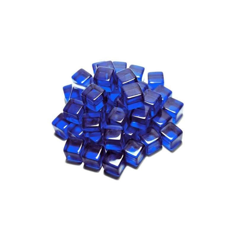 Green Stuff World for Models & Miniatures Blue Cube tokens 8mm 3789 - Cobbco