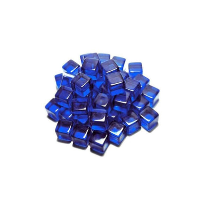 Green Stuff World for Models & Miniatures Blue Cube tokens 8mm 3789 - Cobbco