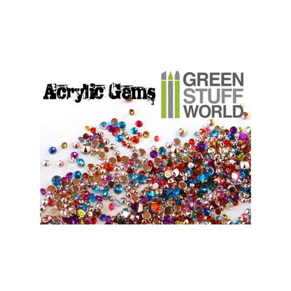 Green Stuff World Micro Acrylic Gems - 1mm to 2.5mm 1033