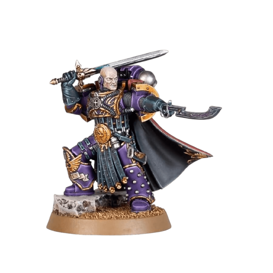 Captain Lucius – The Faultless Blade Custom Painted Assembled Warhammer 40k Miniature