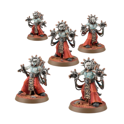 Adeptus Mechanicus Corpuscarii Electro-Priests (Custom Painted) (Assembled)