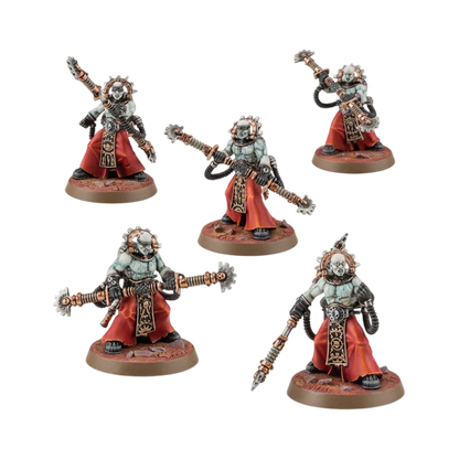 Adeptus Mechanicus Fulgurite Electro-Priests (Unpainted) (Assembled)