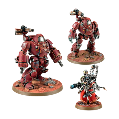 Adeptus Mechanicus Kastelan Robots (Unpainted) (Assembled)