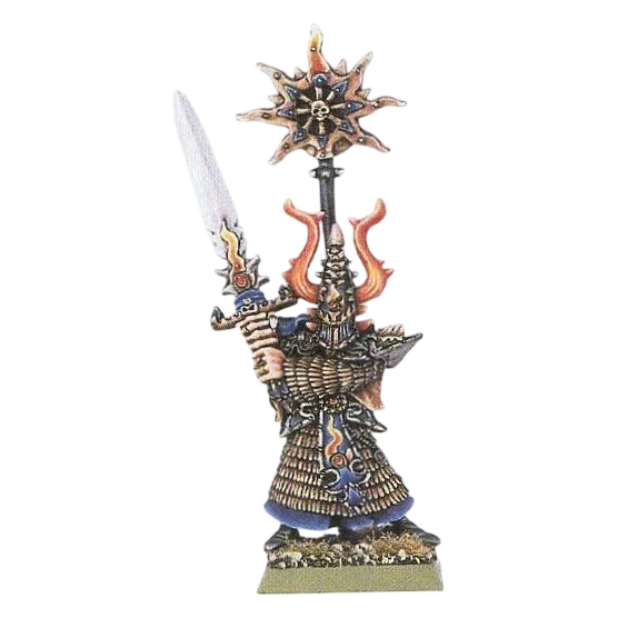 Aekold Helbrass Champion of Tzeentch (Custom Painted) (Assembled)