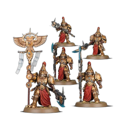 Custodian Wardens/Custodian Wardens Shield-Captain/Custodian Wardens Vexilus Praetor (New in Box/Sprue)