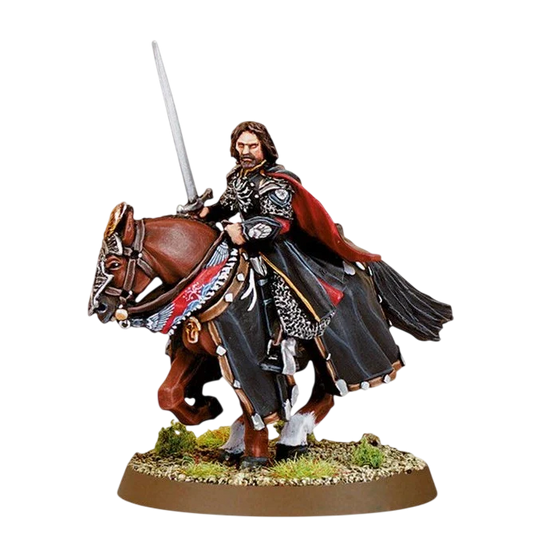 Aragorn the King (Mounted) (Custom Painted) (Assembled)