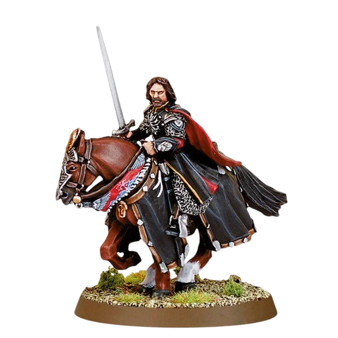 Aragorn the King (Mounted) (New on Sprue)