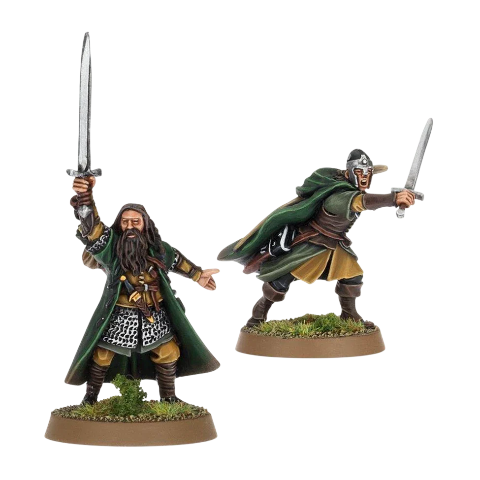 Arathorn and Halbarad (Custom Painted) (Assembled)
