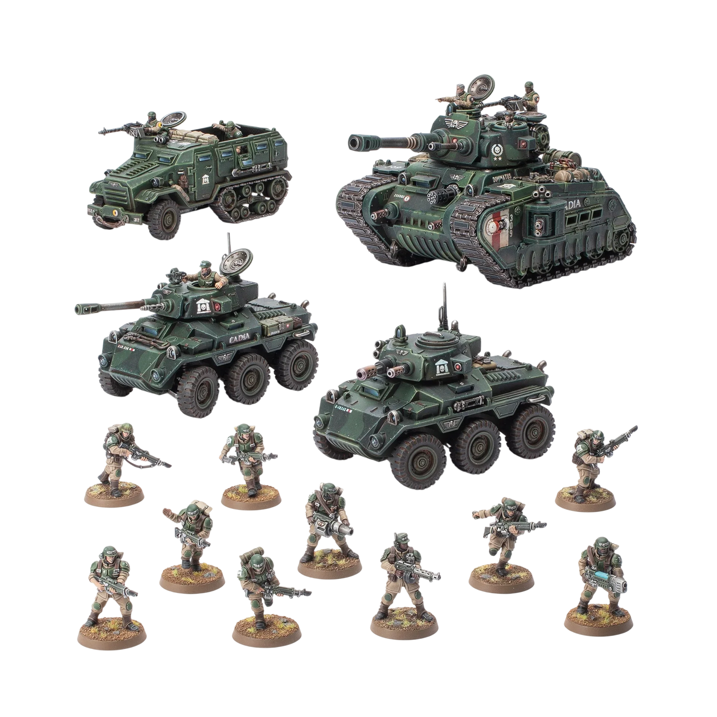 Armageddon Battalion: Astra Militarum (Unpainted) (Assembled)