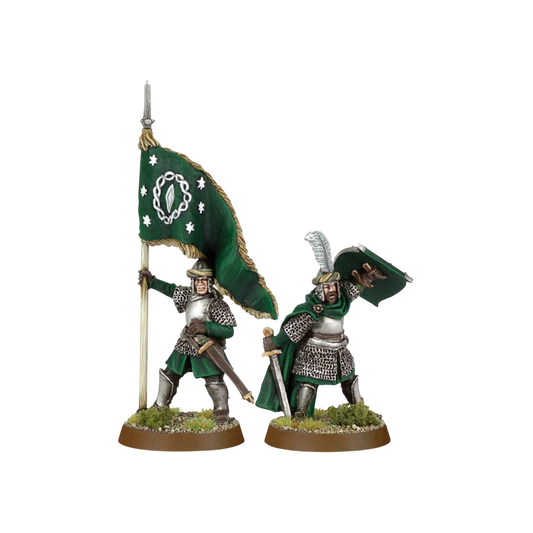 Arnor Captain and Standard Bearer (Custom Painted) (Assembled)