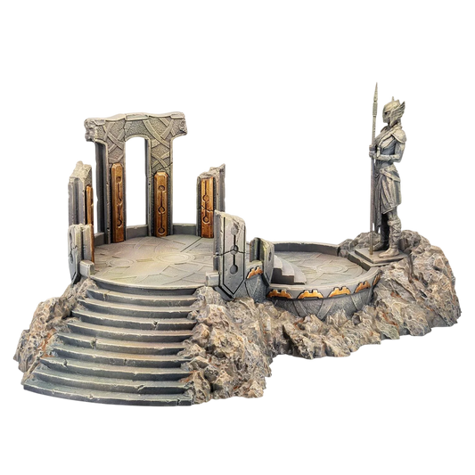 Asgardian Shrine Terrain Pack (Custom Painted) (Assembled)