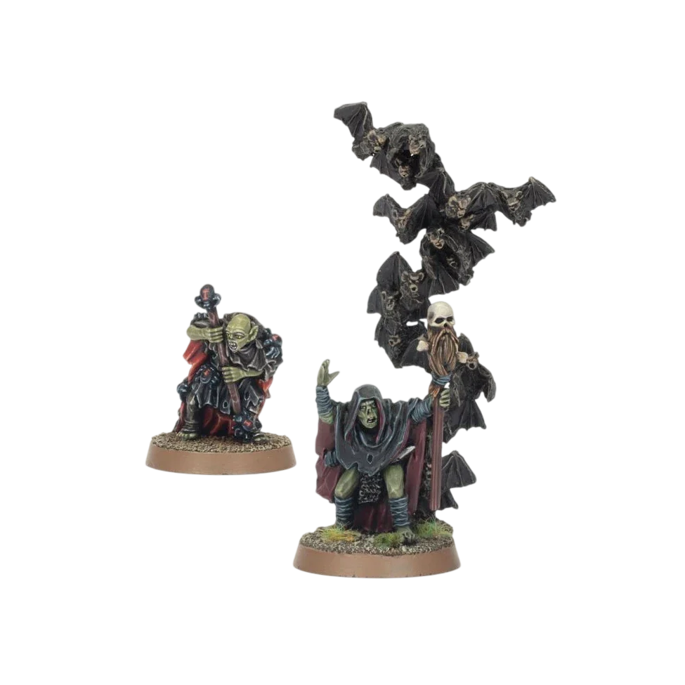 Moria Goblin Shaman (2022) (Unpainted) (Assembled)