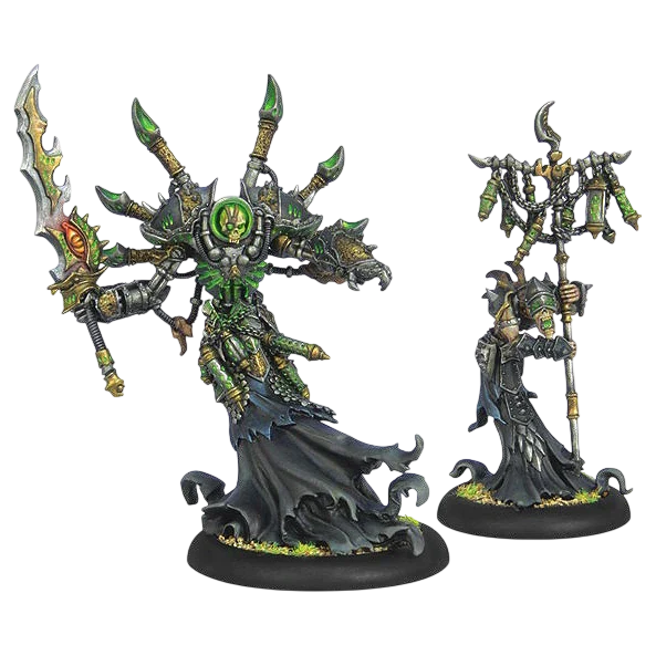 Asphyxious the Hellbringer & Vociferon (Unpainted) (Assembled)