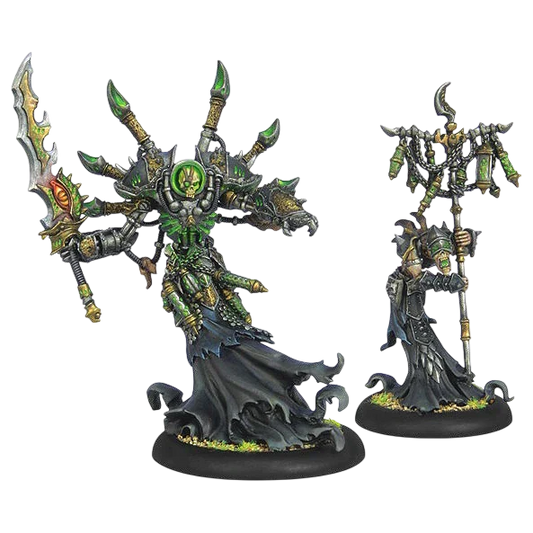 Asphyxious the Hellbringer & Vociferon (Unpainted) (Assembled)