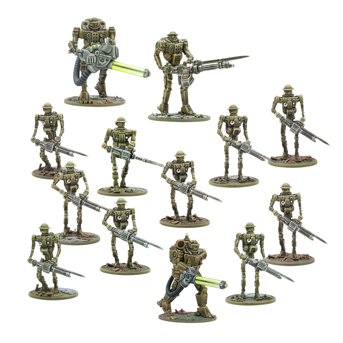 Automated Infantry platoon (New on Sprue)