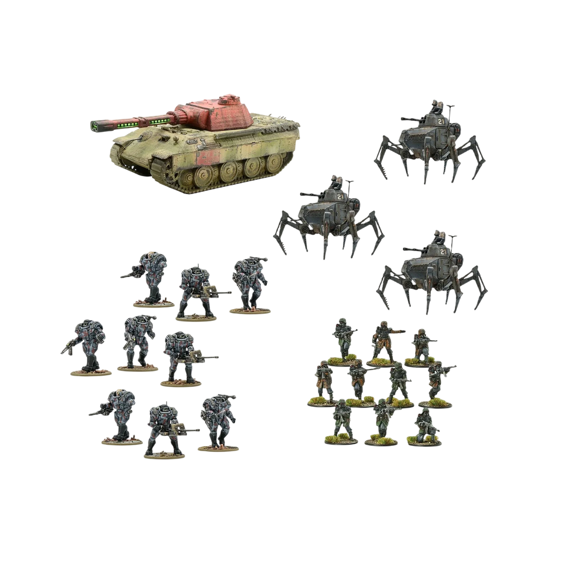 Axis "Defenders of Stuttgart" Bundle (Custom Painted) (Assembled)
