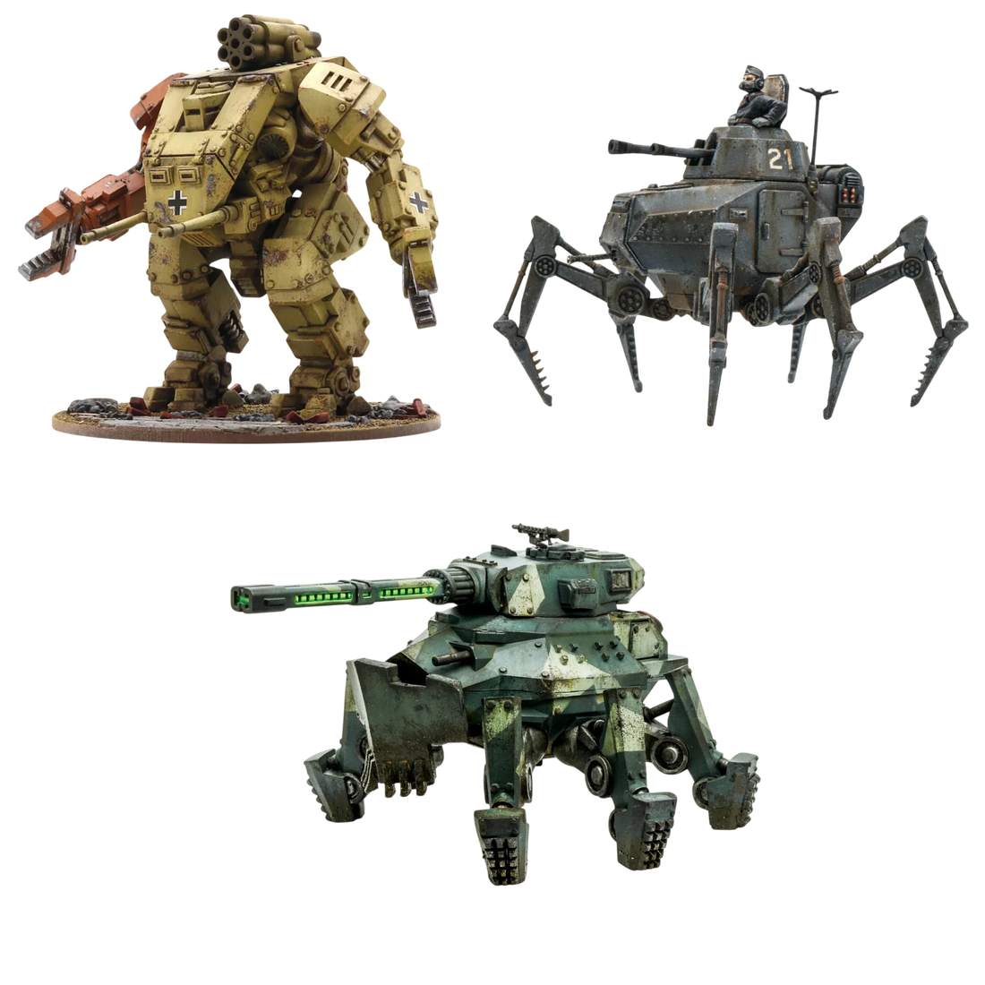 Axis Heavy Walker Platoon (New on Sprue)