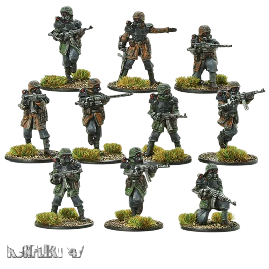 Axis Shocktrooper Squad (Custom Painted) (Assembled)