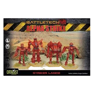 Alpha Strike: Striker Lance Pack (Custom Painted) (Assembled) from BattleTech