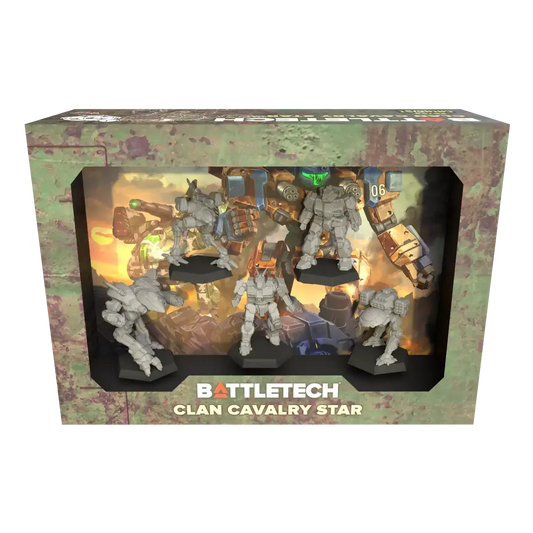 Clan Cavalry Star (Custom Painted) (Assembled) from BattleTech