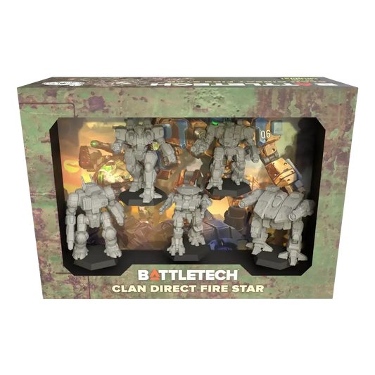 Clan Direct Fire Star (Custom Painted) (Assembled) from BattleTech