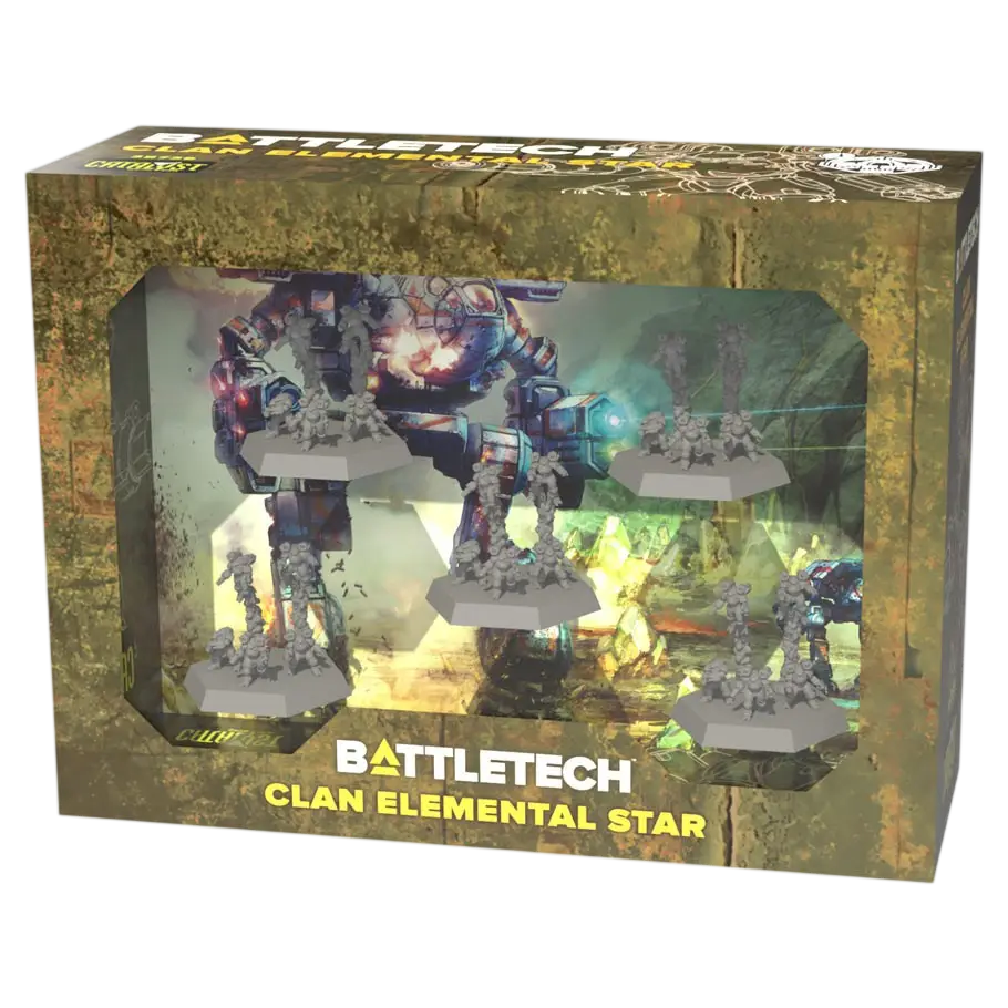Clan Elemental Star (Custom Painted) (Assembled) from BattleTech