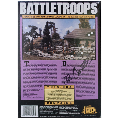 BattleTroops: Kurita Machine Gun Assault Platoon (Unpainted) (Assembled)