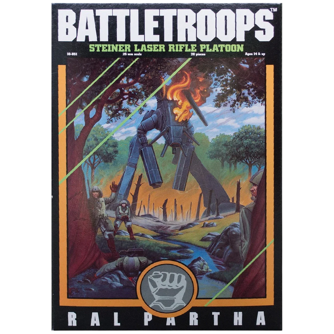 BattleTroops: Steiner Laser Rifle Platoon (New in Box)