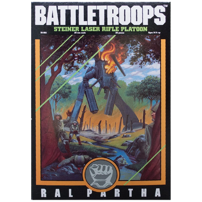 BattleTroops: Steiner Laser Rifle Platoon (Custom Painted) (Assembled)