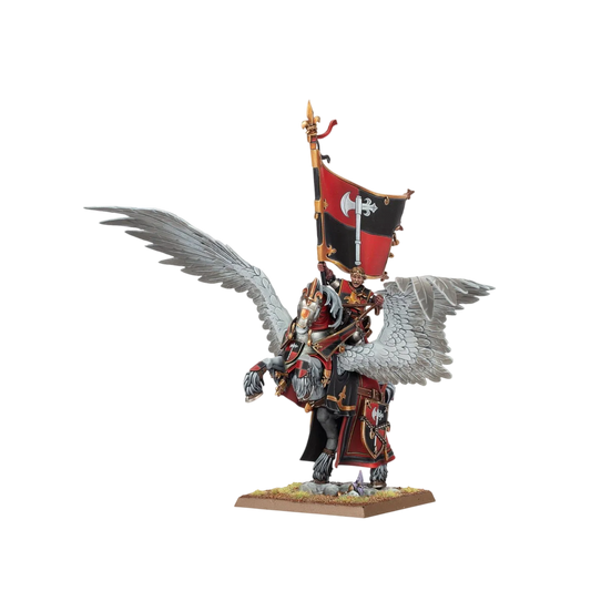 Battle Standard Bearer on Royal Pegasus (Custom Painted) (Assembled)