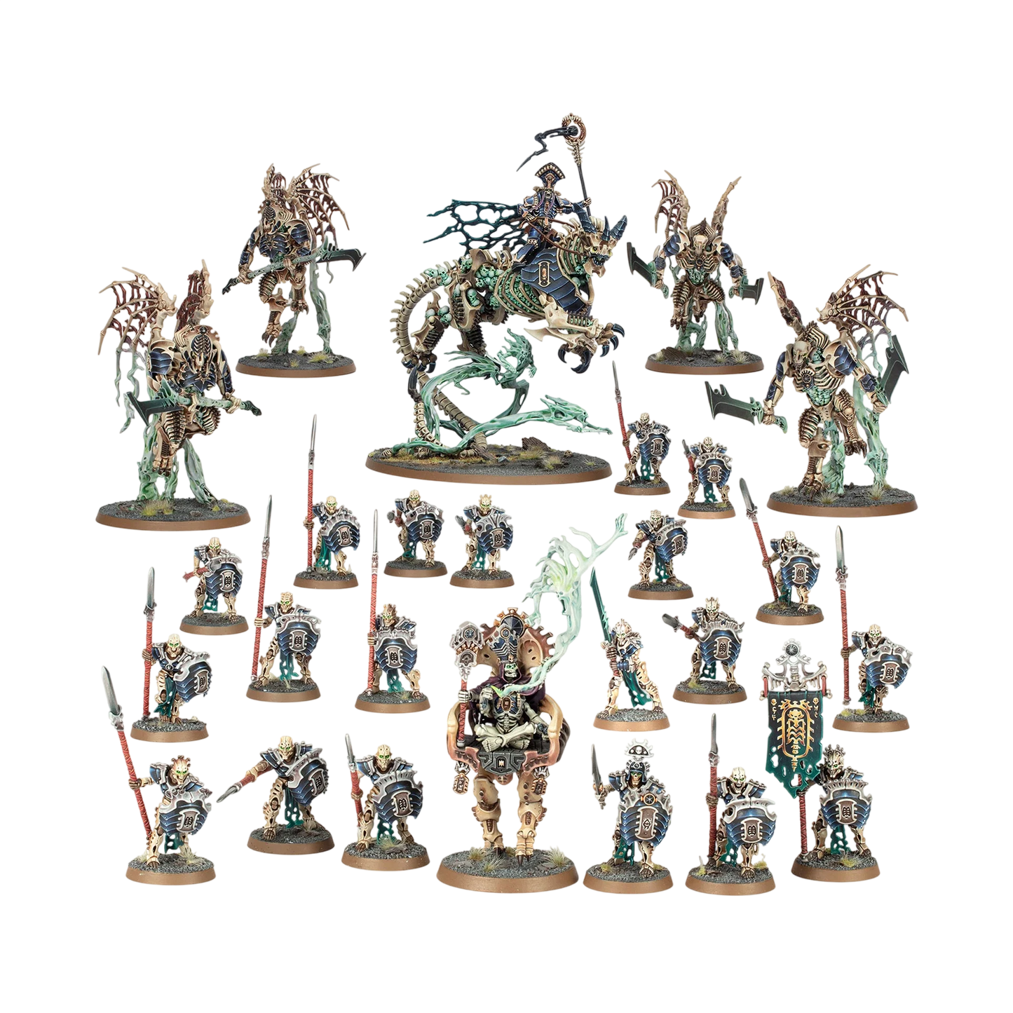 Battleforce: Ossiarch Bonereapers - Null Myriad (Custom Painted) (Assembled)